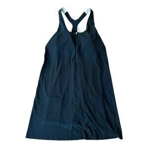 Athleta Tennis Dress Built In Shorts Racerback Outdoor Active S Colorblock